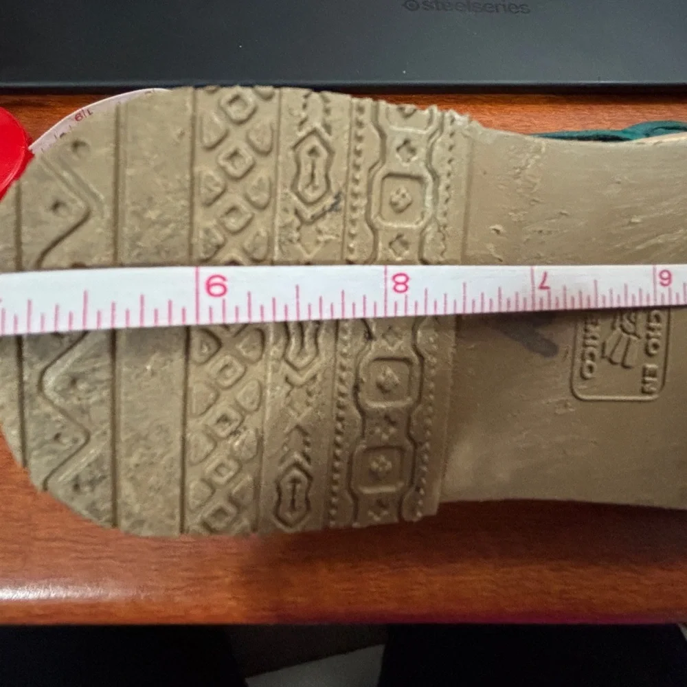 Rare Women's Leather Slip-On Huarache Mexican Sandals - Picture 8 of 16